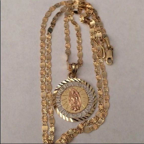 Jewelry - 14K Solid Gold Valentino Chain NEW 18 inch